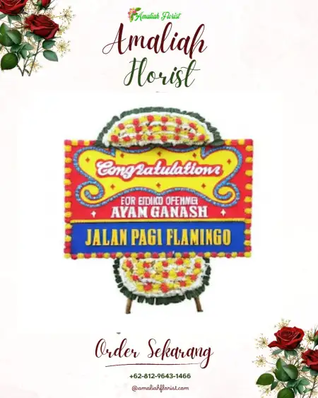 Sewa Papan Bunga Gemeh