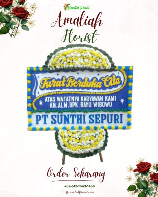 Papan Bunga Duka di Gemeh
