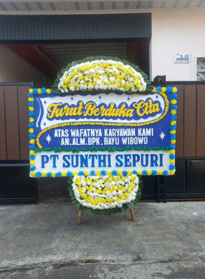 Papan Bunga Duka di Gemeh