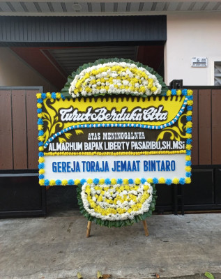Papan Bunga Duka di Gemeh